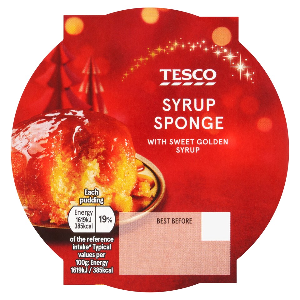 Tesco Syrup Sponge 100g