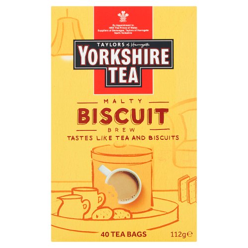 Yorkshire Tea Biscuit Brew 40 Pack 125g