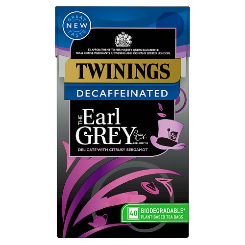 Twinings Earl Grey Decaffeinated Tea Bags 40 100g