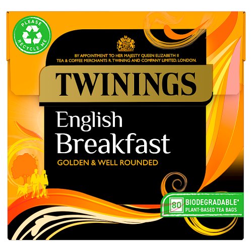 Twinings English Breakfast 80 Teabags 200g