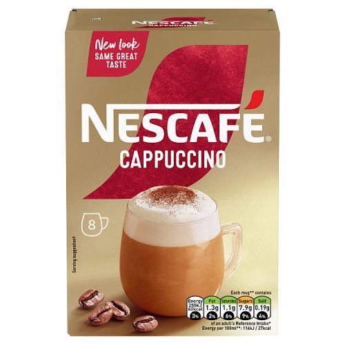 Nescafe Gold Cappuccino 8s 124g