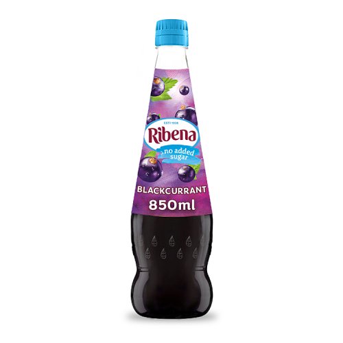 Ribena No Added Sugar Blackcurrant 850g