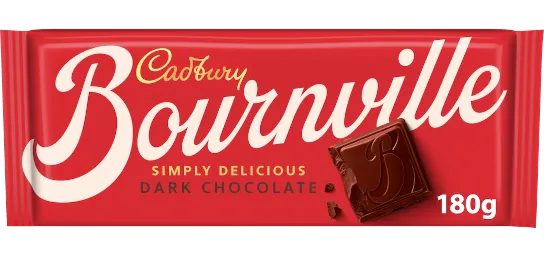 Cadbury Bournville Classic Dark Chocolate Bar 180g