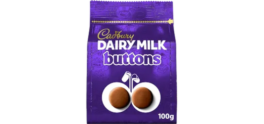 Cadbury Dairy Milk Chocolate Buttons Bag 100g