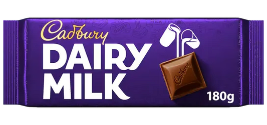 Cadbury Dairy Milk Classic Chocolate Bar 180g
