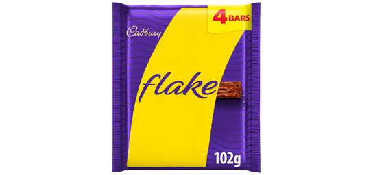 Cadbury Flake Chocolate Bar 4 Pack Multipack