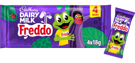 Cadbury Dairy Milk Freddo Chocolate Bar 4 Pack Multipack