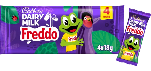 Cadbury Dairy Milk Freddo Chocolate Bar 4 Pack Multipack