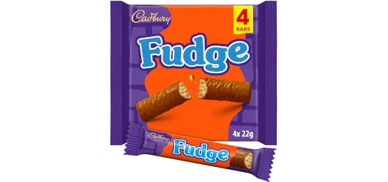 Cadbury Fudge Chocolate Bar 4 Pack Multipack