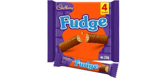 Cadbury Fudge Chocolate Bar 4 Pack Multipack
