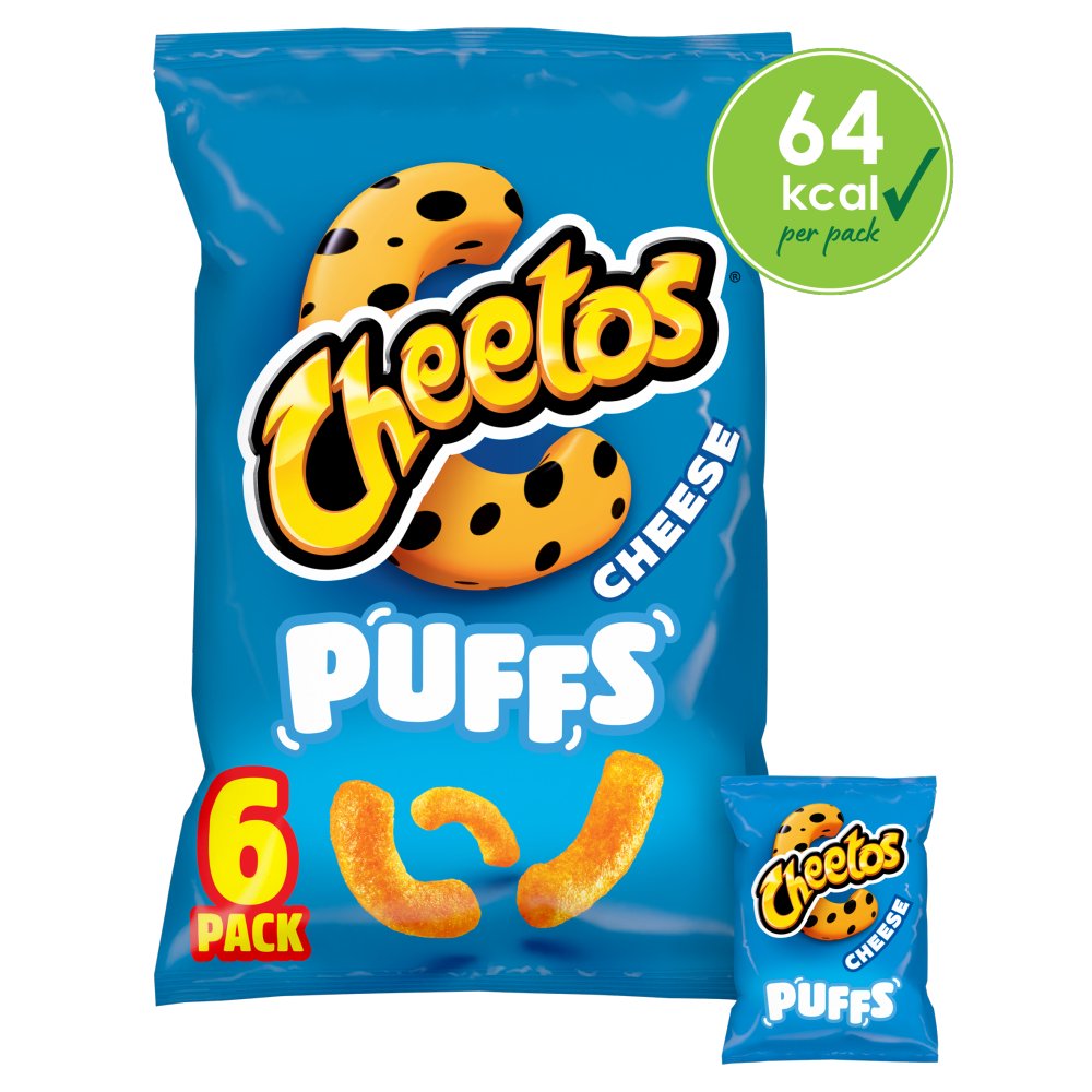 Cheetos Cheese Puffs Multipack 6 x 13g (78g)