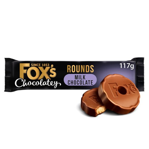 Fox's Chocolatey Milk Chocolate Rounds 117g