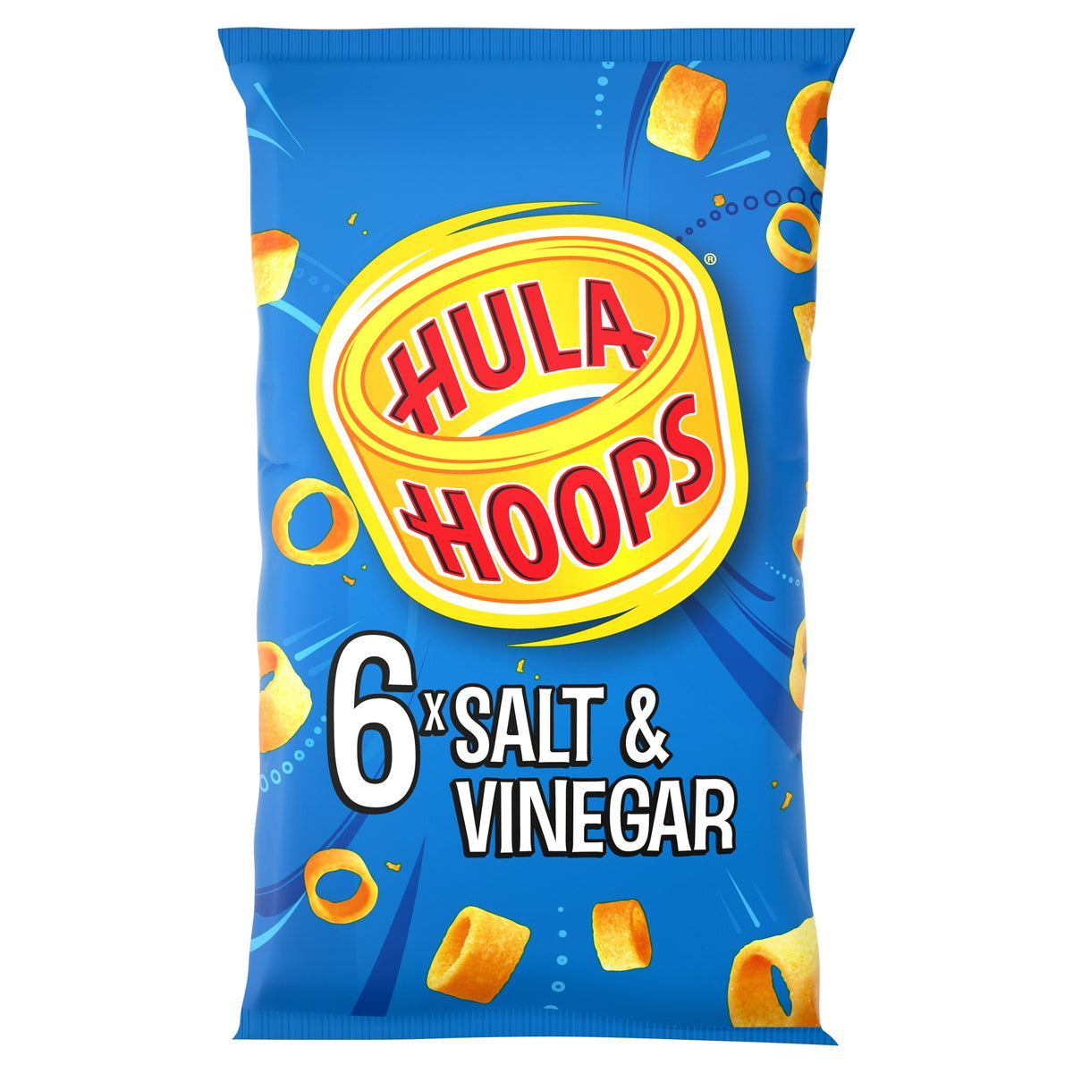 Hula Hoops Salt & Vinegar Multipack 6 x 24g (144g)