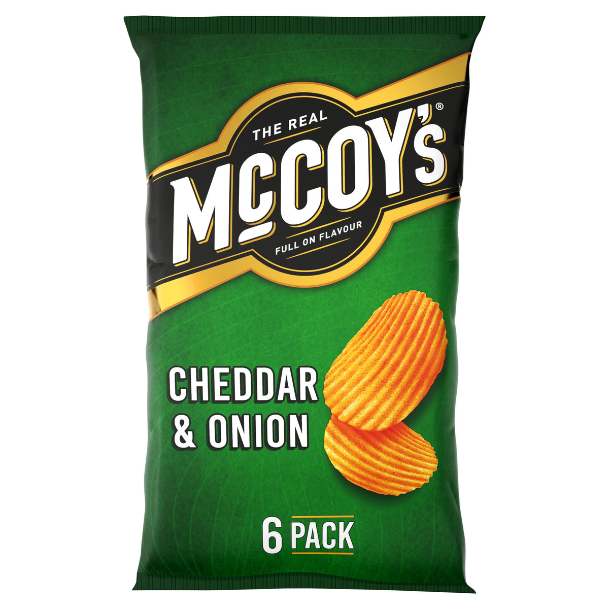 McCoy’s Cheddar & Onion Multipack 6 x 25g (150g)