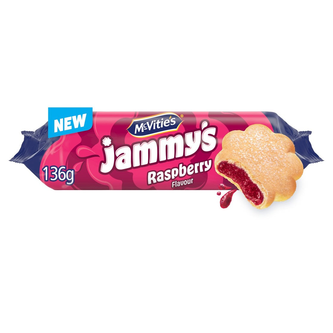 McVitie’s Jammy’s Raspberry Biscuits 136.5g