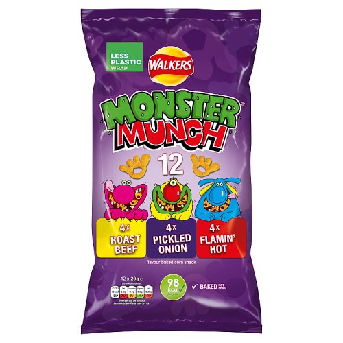 Monster Munch Assorted Multipack 12 Pack (264g)