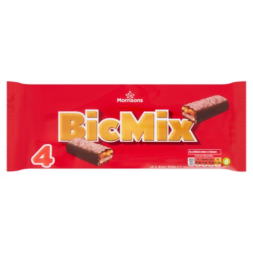 Morrisons Bic Mix 4 x 42g