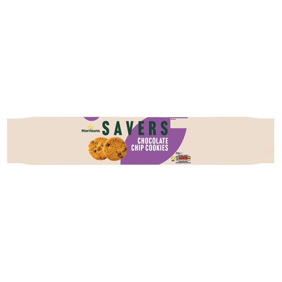 Morrisons Savers Chocolate Chip Cookies 250g