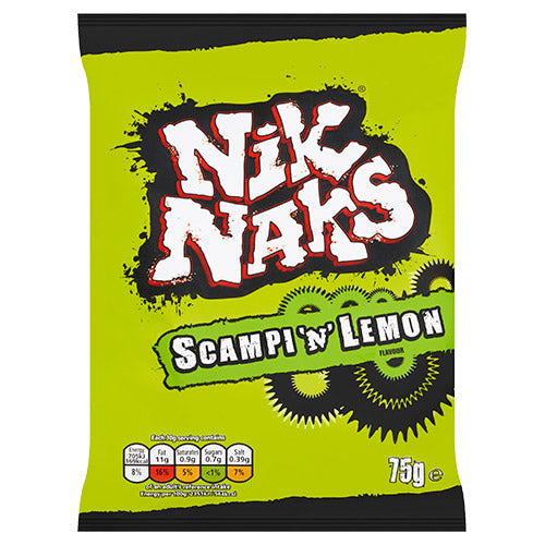 KP Nik Naks Scampi 'N' Lemon (70g)