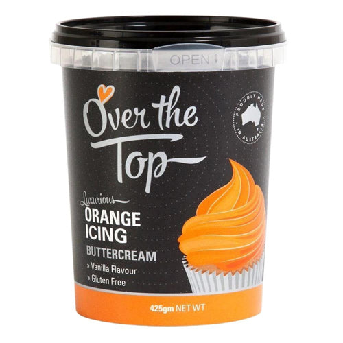 Over The Top Orange Buttercream (425g)