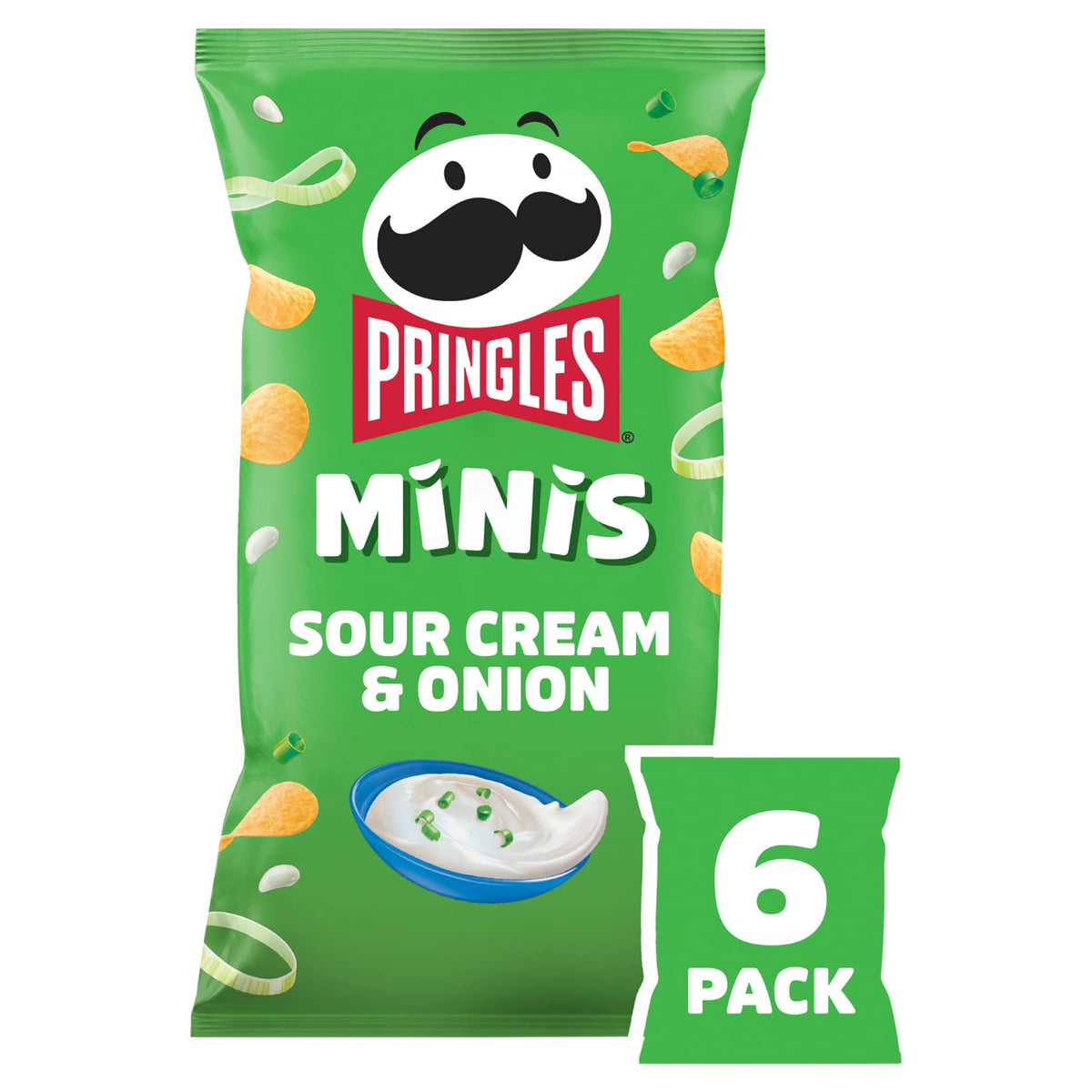 Pringles Minis Sour Cream & Onion Multipack 6 x 20g (120g)