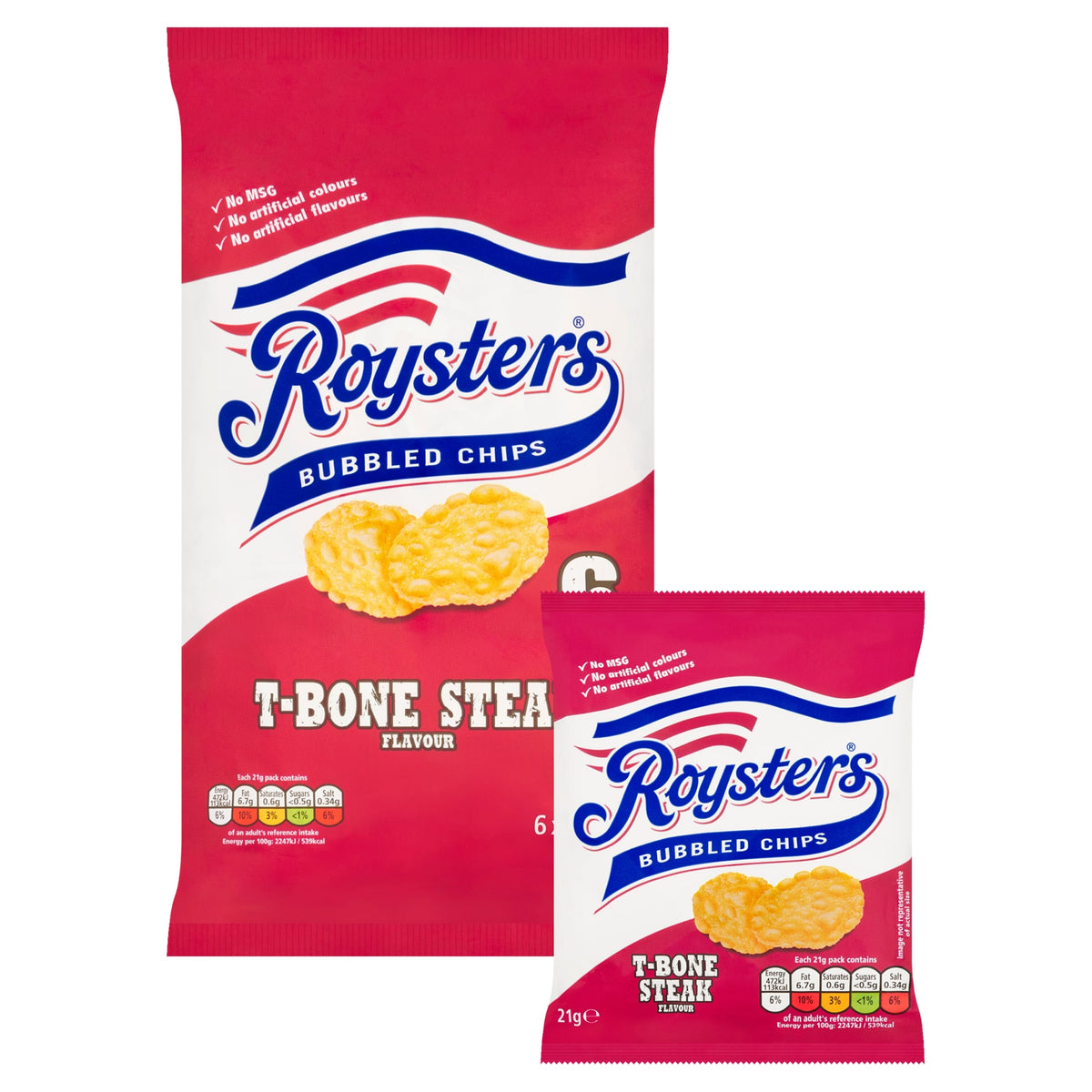 Roysters T-Bone Steak Multipack 6 x 21g (126g)