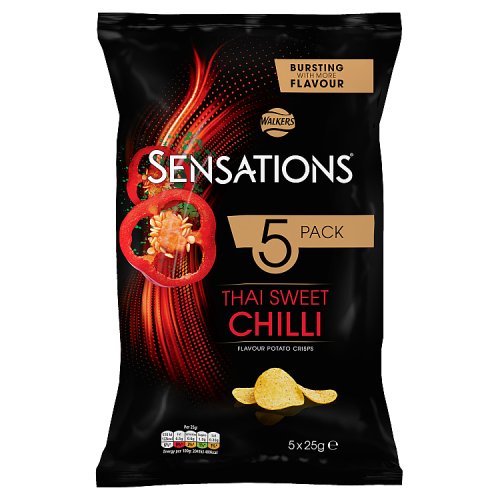 Walkers Sensations Thai Sweet Chilli Multipack 5 x 25g (125g)