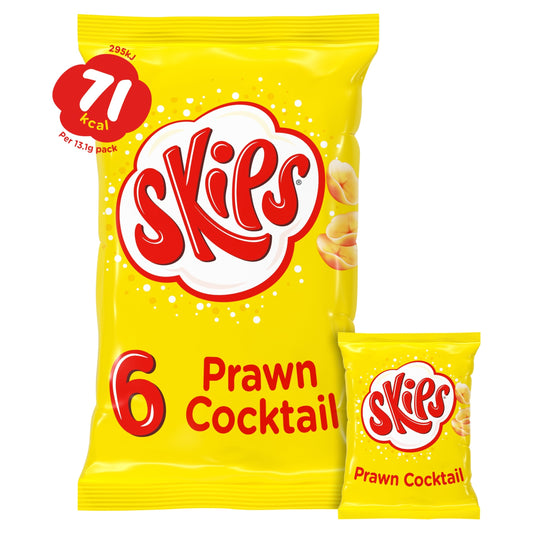 Skips Prawn Cocktail Multipack 6 x 13.1g