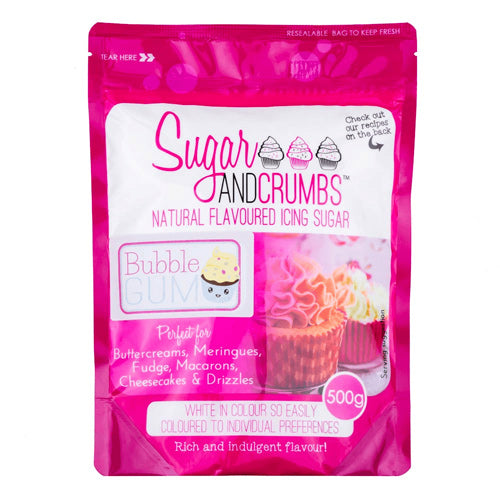 Sugar & Crumbs Bubblegum Icing Sugar (500g)