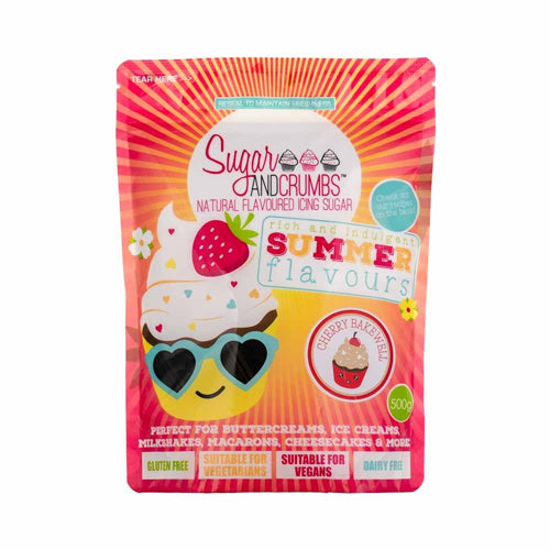 Sugar & Crumbs Cherry Bakewell Icing Sugar (500g)