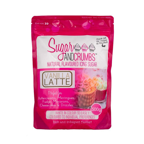 Sugar & Crumbs Vanilla Latte Icing Sugar (500g)