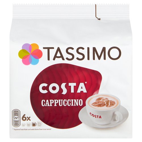 Tassimo Costa Cappuccino Coffee Pods 6 Serving (210g)