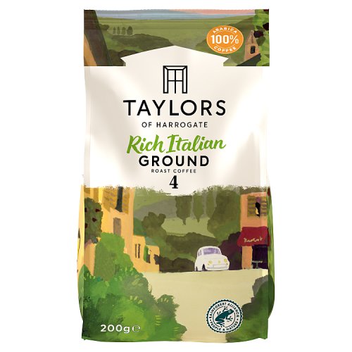 Taylors Rich Italian Ground Coffee (200g)