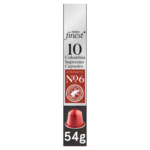 Tesco Finest 10 Colombia Supremo Coffee Capsules (54g)
