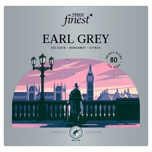Tesco Finest 80 Earl Grey Tea Bags (200g)