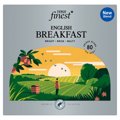 Tesco Finest 80 English Breakfast Tea Bags (250g)