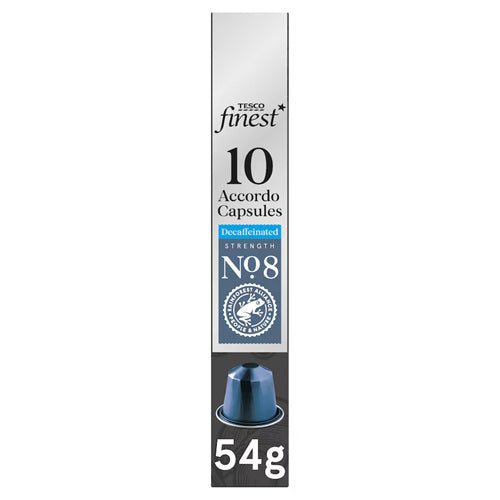 Tesco Finest Decaffeinated Accordo Coffee Capsules (54g)