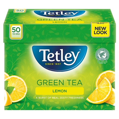 Tetley Green Lemon 50 Teabags (100g)