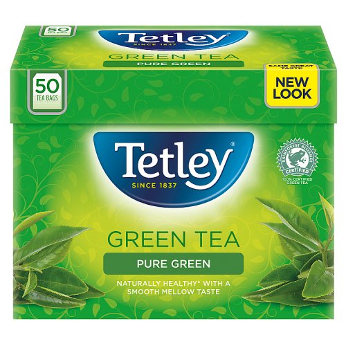 Tetley Pure Green 50 Teabags (100g)