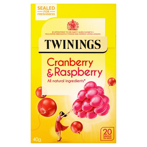 Twinings Cranberry & Raspberry Envelope Tea 20 (40g)