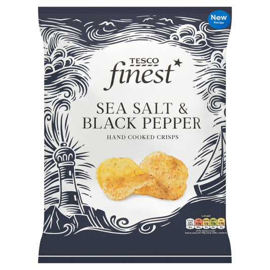 Tesco Finest Sea Salt & Black Pepper Crisps (150g)