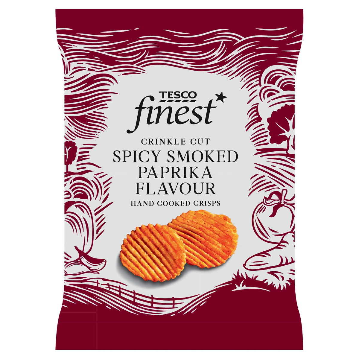 Tesco Finest Spicy Smoked Paprika Crisps (150g)
