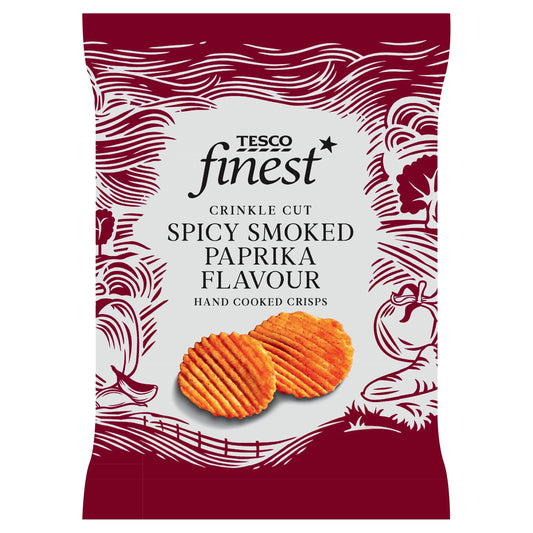 Tesco Finest Spicy Smoked Paprika Crisps (150g)