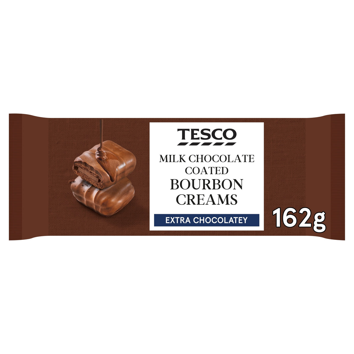 Tesco Milk Chocolate Covered Bourbons 162g
