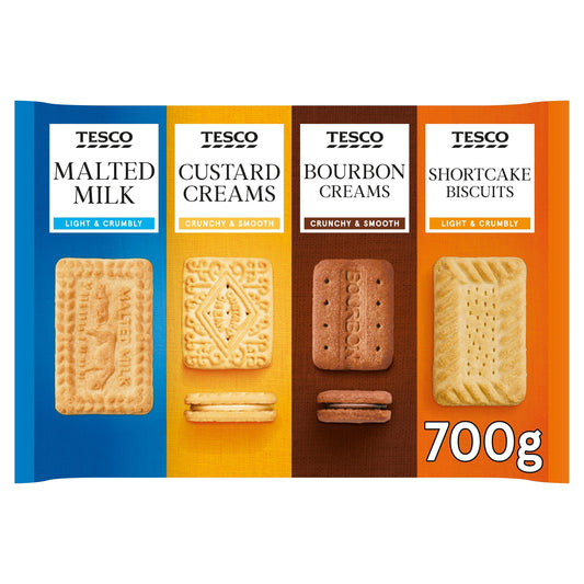 Tesco Variety Pack Biscuits 700g