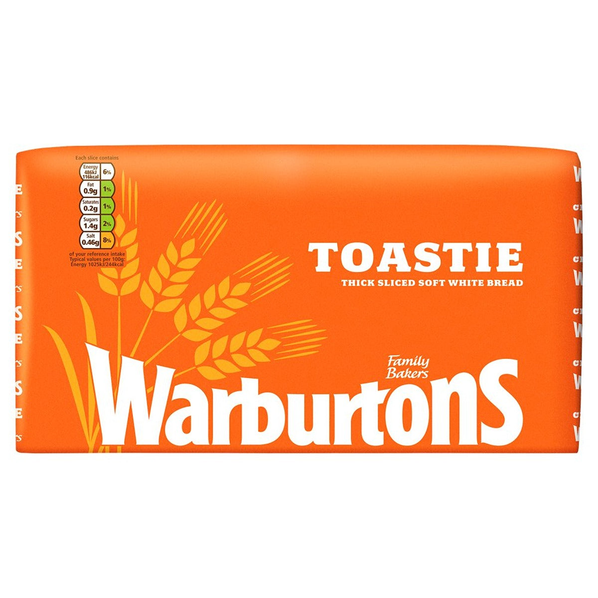 Warburtons Toastie Thick Sliced White Bread 800g