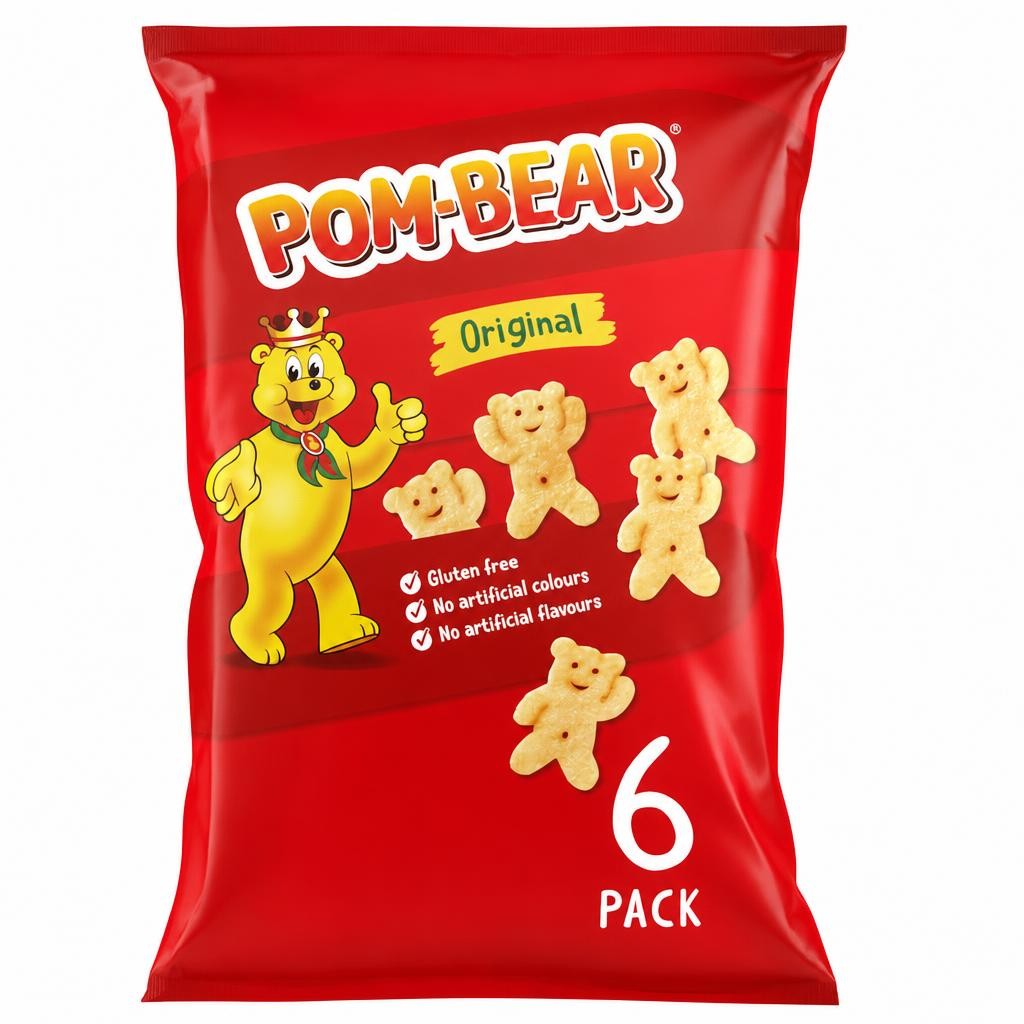 Pom-Bear Original multipack, 6 x 13g