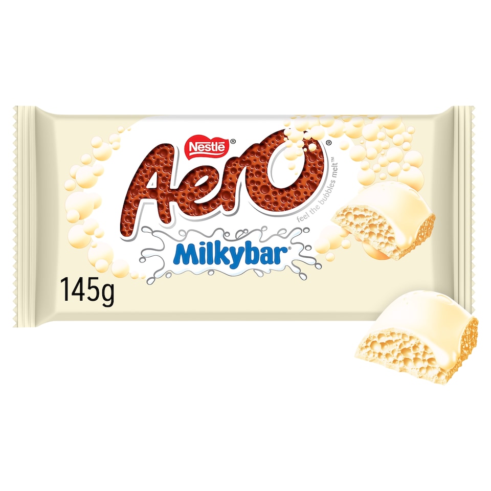 Aero Milkybar White Chocolate 145g