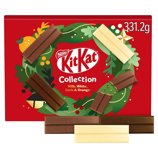 Kit Kat Collection Milk White Dark & Orange 16 Bars 331.2g