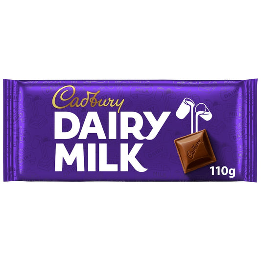 Cadbury Dairy Milk Chocolate Bar 110g